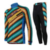RIDING FUN Breathable Men Long Sleeve Cycling Suit