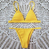 Spaghetti Strap High Cut Bikini Set