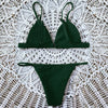 Spaghetti Strap High Cut Bikini Set
