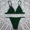 Spaghetti Strap High Cut Bikini Set