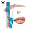 huamianli Makeup Shimmer Metallic Lip Gloss Liquid Lipstick