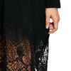 Plus Size Lace Crochet Trim Swing T-shirt Dress