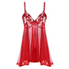 Plus Size Cami Mesh Embroidered Lingerie Dress
