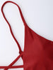 Criss Cross One Piece Swimsuit