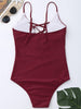 Criss Cross One Piece Swimsuit