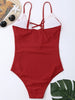 Criss Cross One Piece Swimsuit