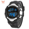 VILAM 09017 Digital Sports Watch LED Light Date Day Chronograph Display 5ATM Wristwatch
