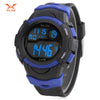 VILAM 09017 Digital Sports Watch LED Light Date Day Chronograph Display 5ATM Wristwatch