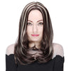 AISIHAIR Medium Loose Wavy Centre Parting Highlight Mixed Colors Synthetic Wigs