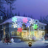 YouOKLight YK2281 1PCS 12W Holiday Decoration Waterproof Outdoor LED Stage Lights RGBW Christmas Laser Snowflake Projector Lamp AC 100 - 240V