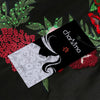 Trendy Round Collar 3/4 Sleeve Embroidery Women Blouse
