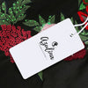 Trendy Round Collar 3/4 Sleeve Embroidery Women Blouse