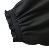 Trendy Round Collar 3/4 Sleeve Embroidery Women Blouse
