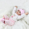 NPK Simulated Cute Soft Touch Lifelike Silicone Baby Girl Reborn Toy
