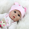 NPK Simulated Cute Soft Touch Lifelike Silicone Baby Girl Reborn Toy