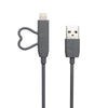 GGMM MFi Certification 8 Pin Micro USB 2.4A Data Cord 1M