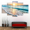Sunset Beach Print Wall Art Split Canvas Paintings