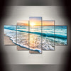 Sunset Beach Print Wall Art Split Canvas Paintings