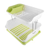 Double Layer Kitchen Dishes and Vegetable Draining Rack
