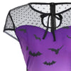 Halloween Mesh Insert Vintage A Line Dress