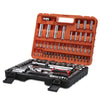 Refurbished 94pcs Socket Ratchet Wrench Automobile Repair Tools Kit