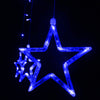 12 LEDs Star String Light Decoration Lamp for Wedding Party