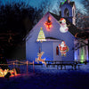 Excelvan Party Landscape Projection LED Lights 14 Switchable Slides Auto Rotating Garden Lamp Waterproof Sparkling Light for Christmas Halloween Wedding Birthday Wall Motion Decoration