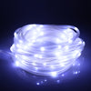 Solar Powered 100-LED Hollow Tube Copper Wire String Light