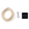 Solar Powered 100-LED Hollow Tube Copper Wire String Light