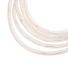 Solar Powered 100-LED Hollow Tube Copper Wire String Light