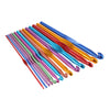 14pcs Multicolor Aluminum Alloy Crochet Hooks