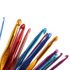 14pcs Multicolor Aluminum Alloy Crochet Hooks