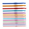 14pcs Multicolor Aluminum Alloy Crochet Hooks