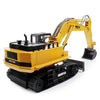 HUINA TOYS 1510 1:16 2.4GHz 11CH RC Alloy Excavator RTR Mechanical Sound / 680-degree Rotation / Movable Stick Boom Bucket