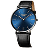 GUANQIN GS19081 Men Business Retro Water Resistant Leather Band Quartz Watch