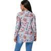 Drop Shoulder Floral Print Tunic Top