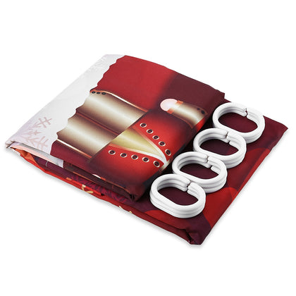 180 x 180cm Santa Claus 3D Printing Shower Curtain