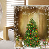 Christmas Snow Tree Waterproof Shower Curtain 180 x 180cm