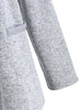 Plus Size Fleece Oblique Zipper Turn Down Hoodie