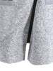 Plus Size Fleece Oblique Zipper Turn Down Hoodie