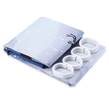 180 x 180cm Christmas Snowtree 3D Printing Shower Curtain