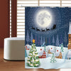 180 x 180cm Christmas Snowtree 3D Printing Shower Curtain