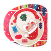 3pcs Toilet Mat Bath Mat Santa Claus Pattern