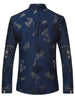 Butterfly Print Casual Floral Blazer