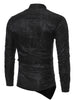 Brocade Paisley Asymmetrical Hem Shirt