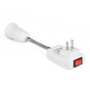 E27 Flexible Lamp Holder Extension Adapter Bulb Socket Base