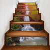 3D Waterfall Stair Stickers Home Decor 7.1 x 39.4 inch 6pcs