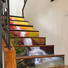3D Waterfall Stair Stickers Home Decor 7.1 x 39.4 inch 6pcs