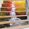 3D Waterfall Stair Stickers Home Decor 7.1 x 39.4 inch 6pcs
