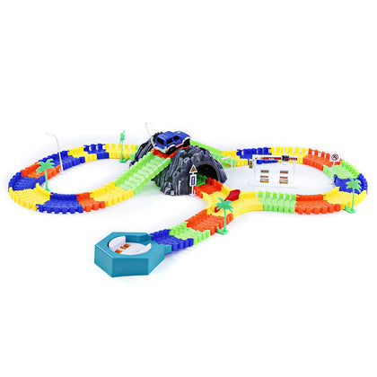 144pcs NO.248 Racing Track DIY Assembly Set Toy